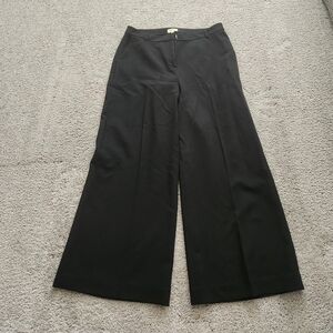 L'agence Pilar Wide Leg Pant Sz 14 Black